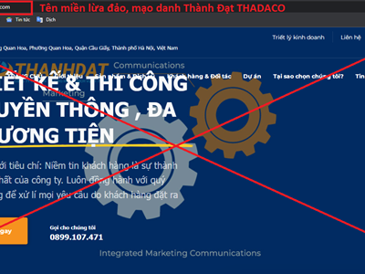 Cảnh giác LỪA ĐẢO tuyển dụng mạo danh THADACO