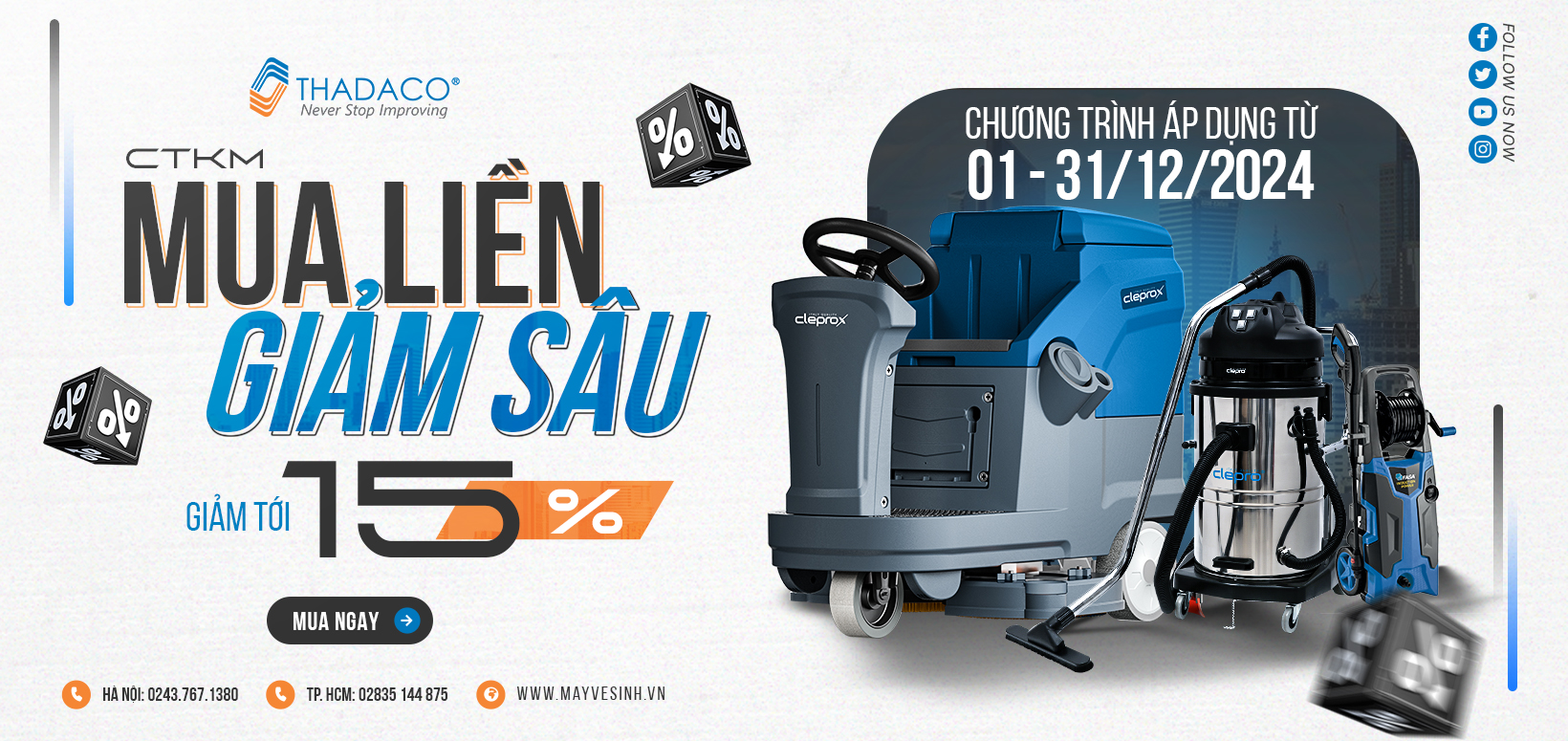 THADACO chạy đua cuối năm: Tung deal giảm sâu 15%