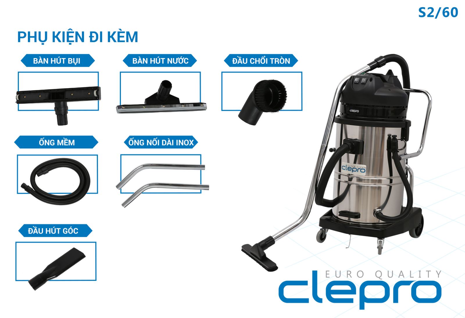 phu kien may hut bui Clepro S2/60
