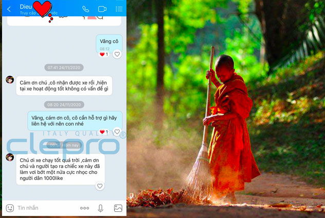xe quet chua, clepro