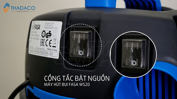 Cong tac bat dong co may hut bui Fasa WS 20
