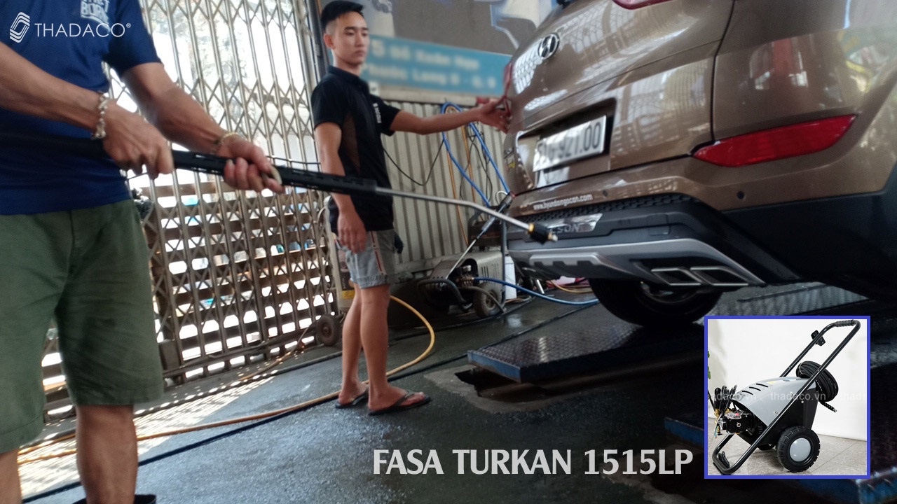 May rua xe fasa, may phun ap luc fasa, Fasa TURKAN 1515LP