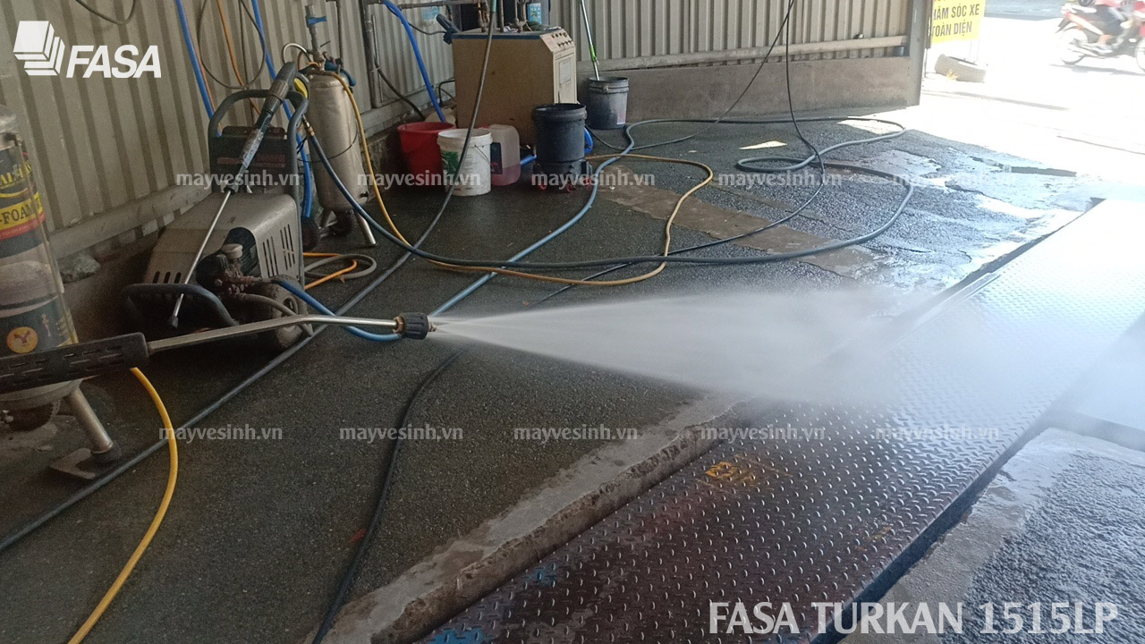 may rua xe o to fasa, may phun ap luc fasa, Fasa TURKAN 1515LP