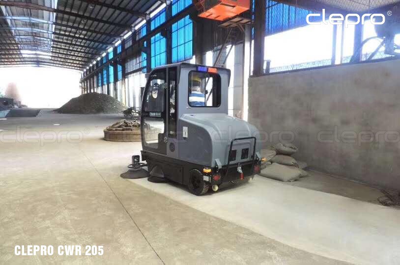 xe quet rac nha xuong, clepro