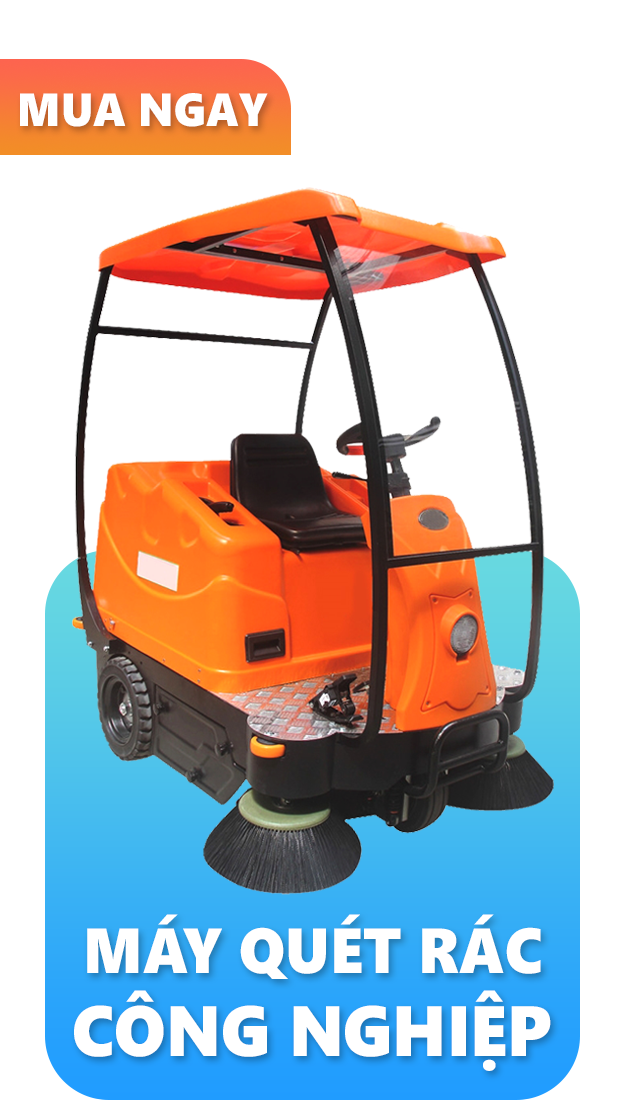 Xe quét rác công nghiệp