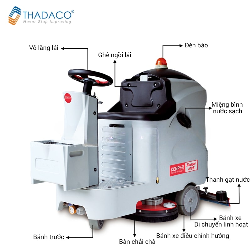 máy chà sàn ngồi lái