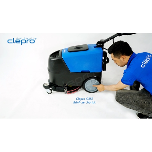 Máy chà sàn công nghiệp liên hợp CLEPRO C35E (Dùng điện) 11