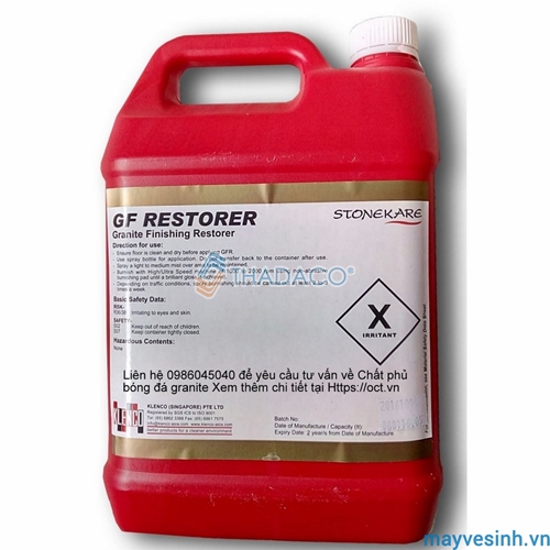 Hóa chất phủ bóng sàn đá hoa cương GF RESTORER 0