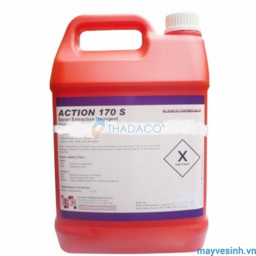 Hóa chất giặt thảm ít bọt - dùng cho máy phun hút ACTION 170 S 0
