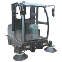 Xe quét rác công nghiệp ngồi lái Clepro CWR 205