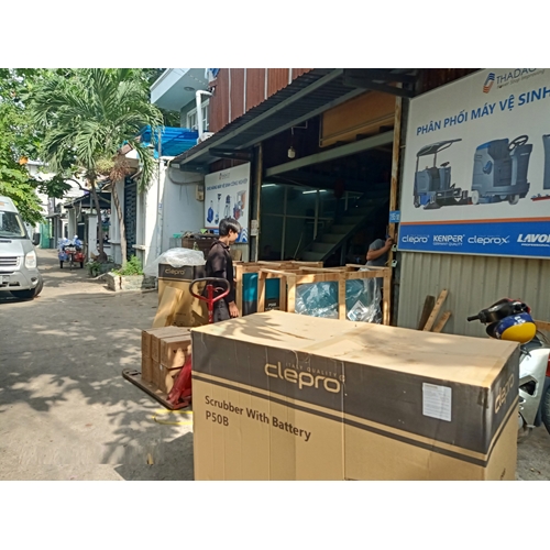 Máy chà sàn công nghiệp liên hợp CLEPRO P50B (Dùng ắc quy) 7