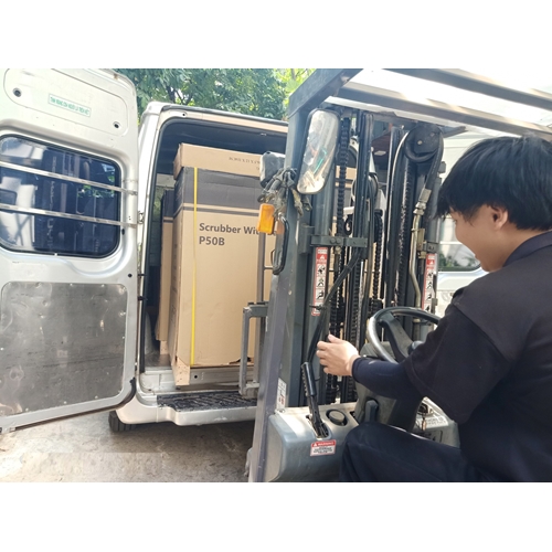 Máy chà sàn công nghiệp liên hợp CLEPRO P50B (Dùng ắc quy) 5
