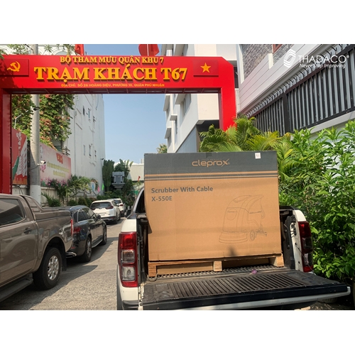 Máy chà sàn công nghiệp đẩy tay CleproX X-550E (Dùng điện) 2
