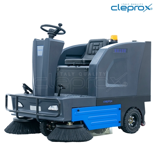 Xe quét rác công nghiệp ngồi lái CleproX SX-150 0