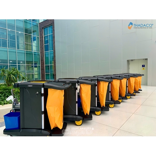 Xe đẩy dọn phòng CLEPRO CP - 4/1B 2