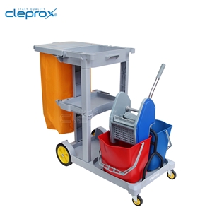 Xe đẩy dọn phòng CleproX (có xô vắt) CX-73W