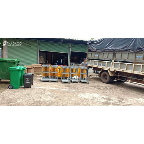 Xe đẩy dọn phòng khách sạn CLEPROX CX-73 4