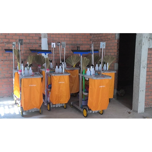 Xe đẩy dọn phòng CLEPROX  CX3B 2